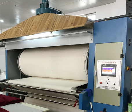 40m/Min 350m Fabric Decatizing Machine  Touch Screen PLC Control